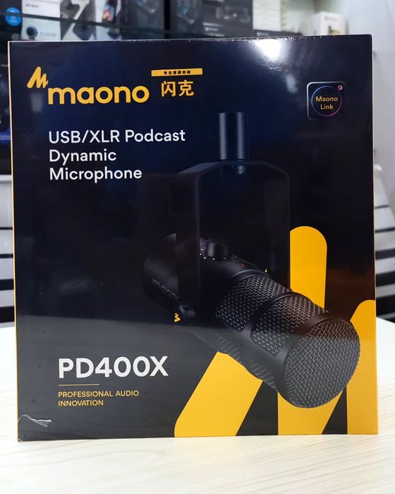 Maono pd400x Профессиональный Динамический микрофон для подкастов
