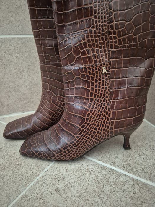 Ботуши Patrizia Pepe croko 39н