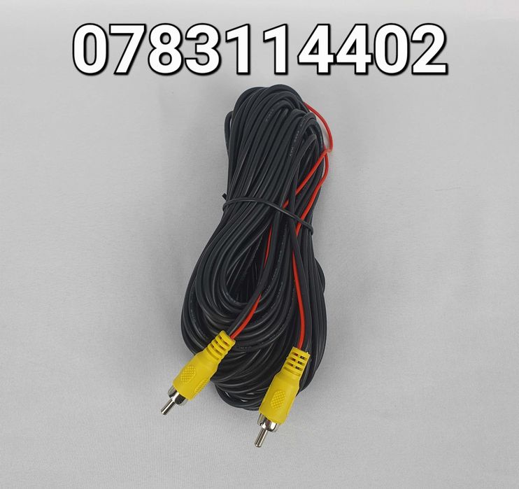 Cablu Video RCA de 15M-Camera marsarier-Monitor-Navigatie-Dube-Rulote