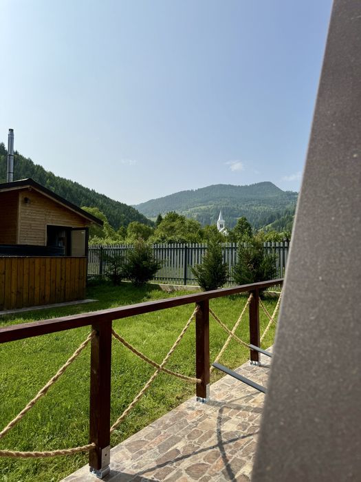 Cabana A-Frame de inchiriat cu ciubar si sauna in Apuseni