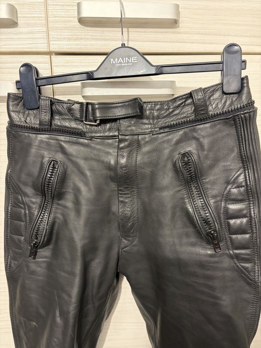 Pantaloni moto, piele naturala, marimea 50