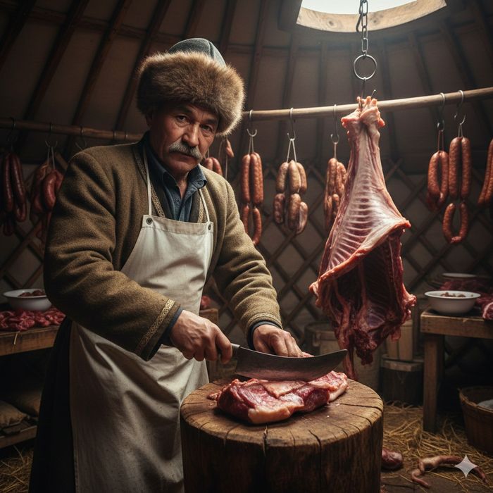 Разделка мясо / мушелеу