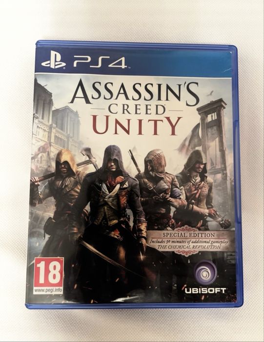 Joc Assassin’s Creed Unity pentru PS4 ca nou, disc fără zgârieturi