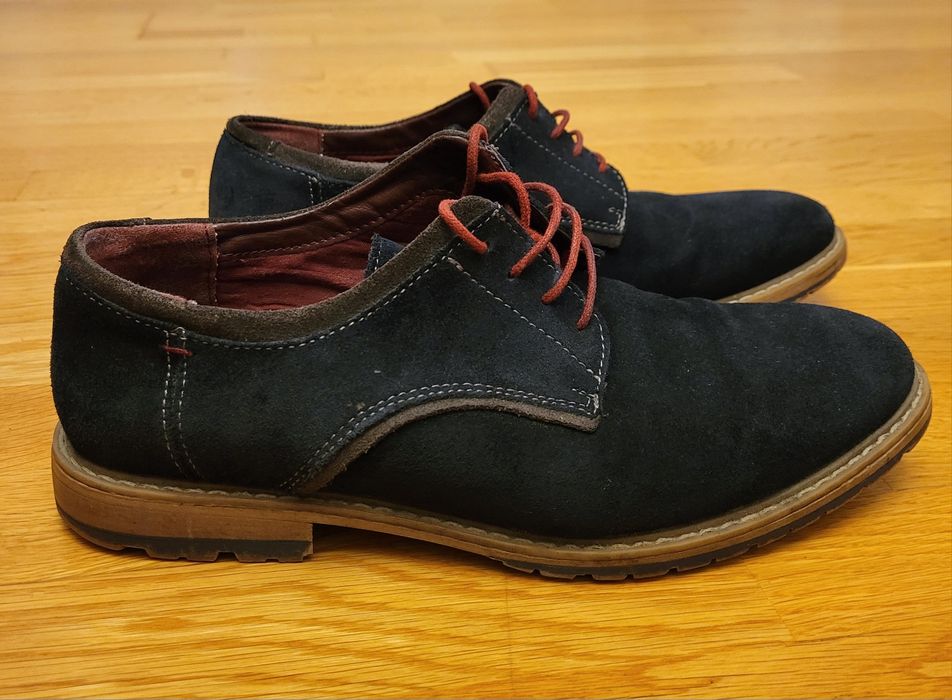 Pantofi piele intoarsa AM Shoe, marimea 41-42