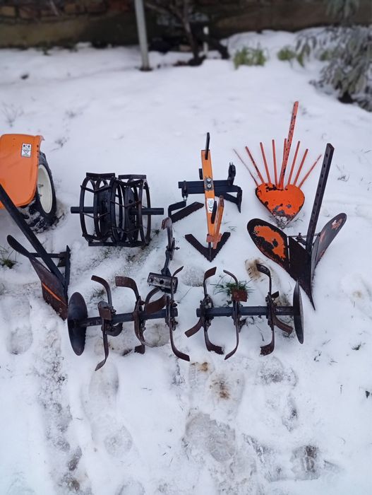 Motocultor cu accesorii