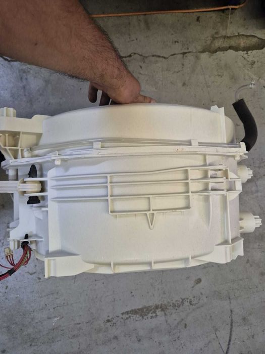 Cuva completa masina de spalat slim Candy Rapido RO4-1274DWME-1-S , cod piesa 43005965 / 70088186 Haier Hoover