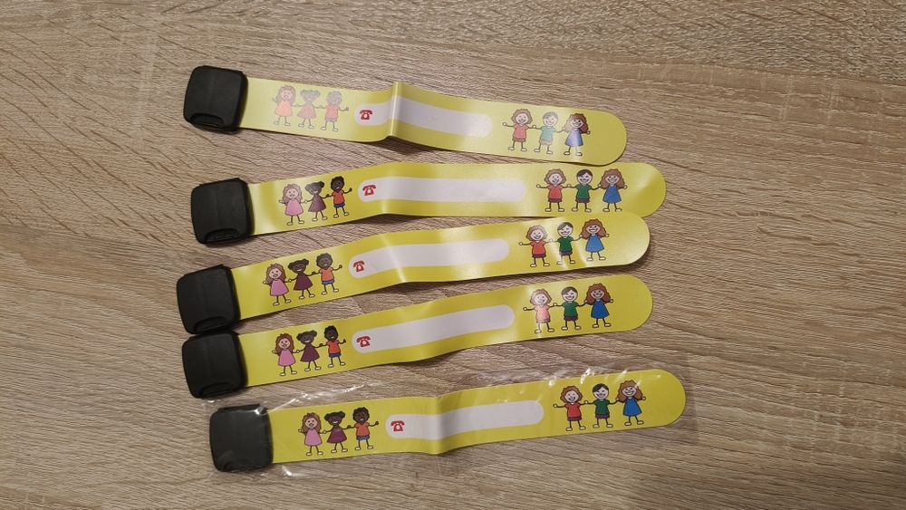 Bratara antipierdere de identificare copii, Doerr, anti pierdere, nume