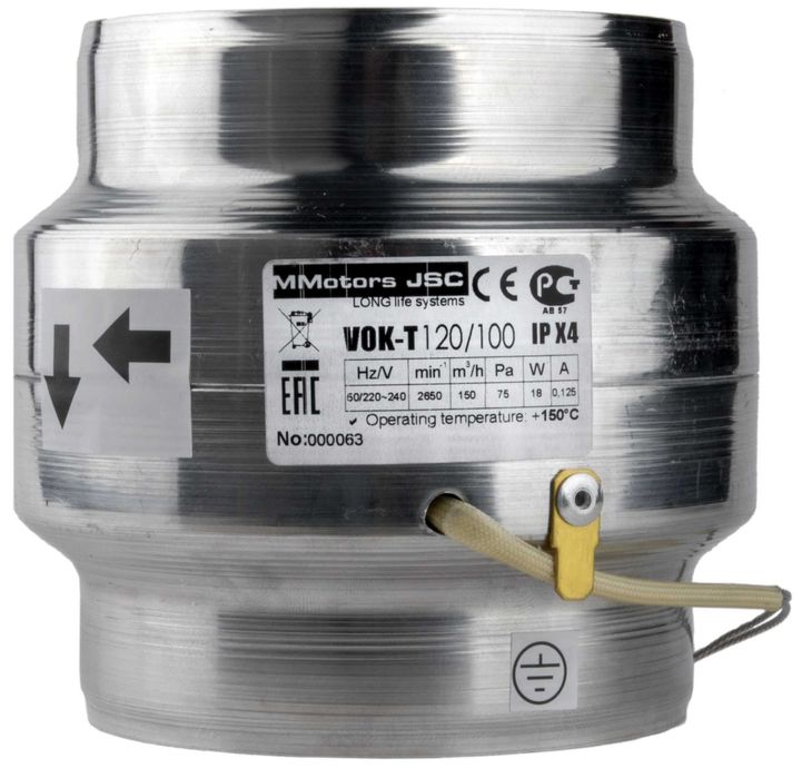 Канален вентилатор Базов, Високотемпературен, Високот.+Термодатчик -5%