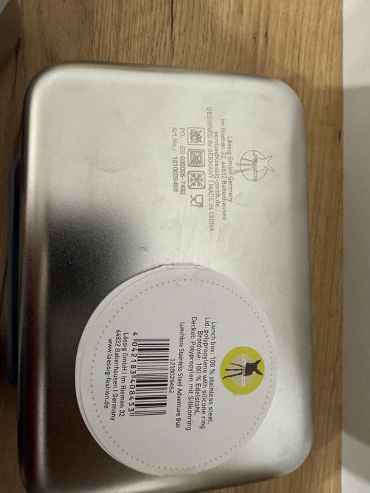 Кутия за обяд Adventure от неръждаема стомана на LÄSSIG