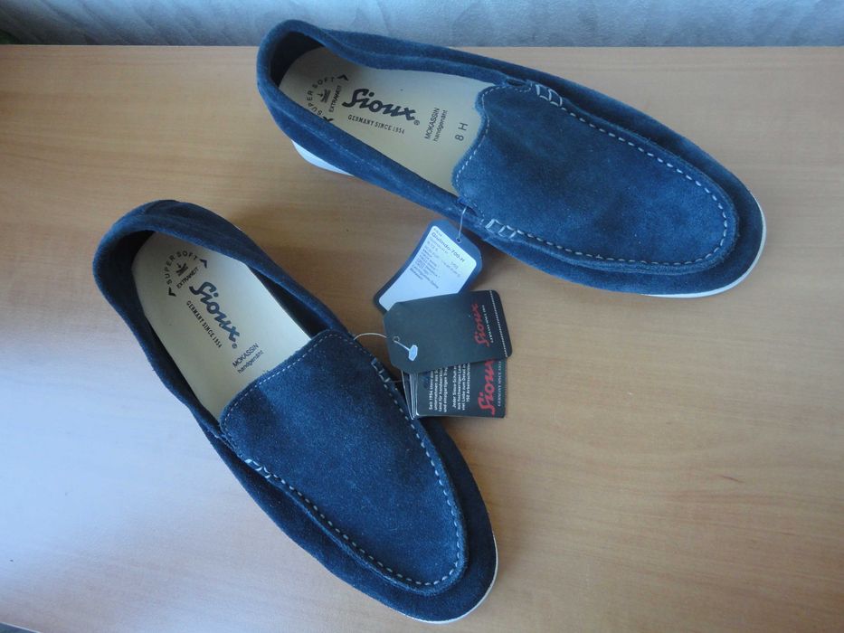 N42,5 Sioux/нови немски обувки/мокасини