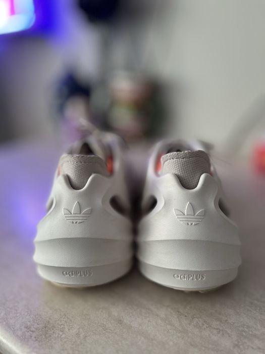 Adidas adiFOM Q shoe in an off-white