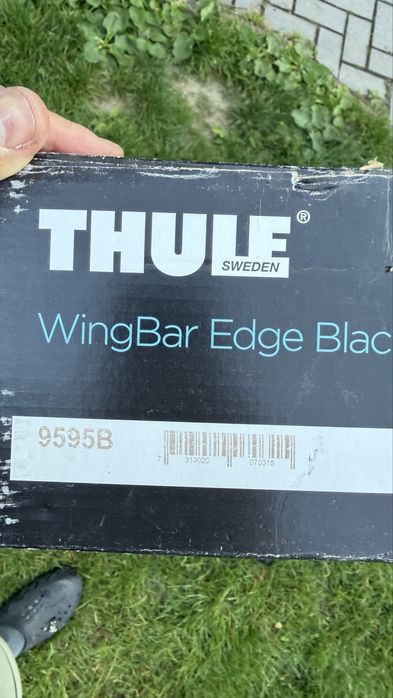 Bare transversale Thule Wingbar Edge Black pentru BMW 5-serie Touring F21 su X5 F15 + Snowpack