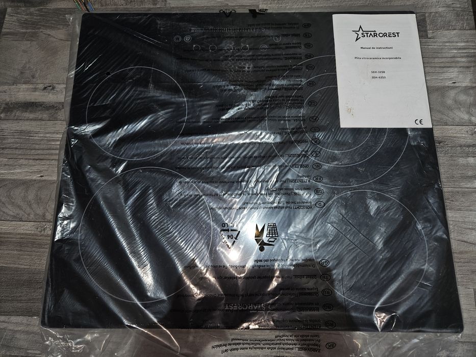 Plita incorporabila STARCREST SEH-62S3, Vitroceramica, 4 zone de gatit