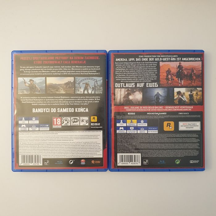 Red Dead Redemption & Red Dead Redemption 2 PS4/Playstation 4