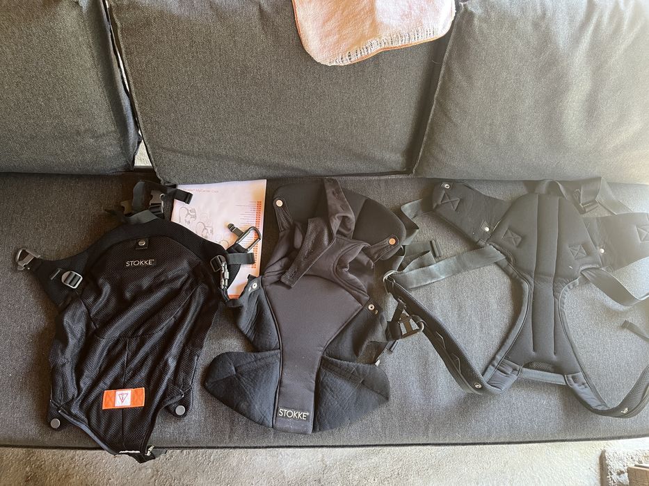 Marsupiu Stokke MyCarrier Cool – Față & Spate – Original