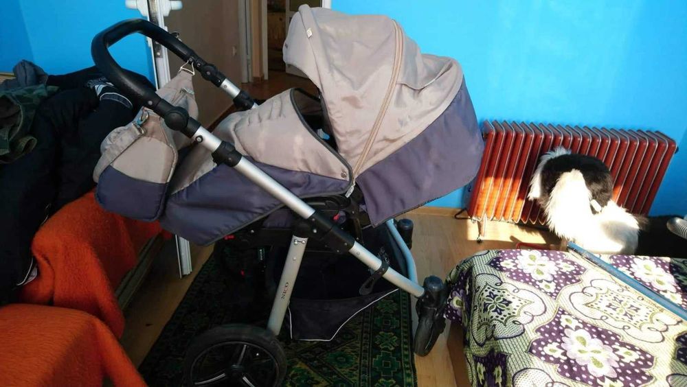 Детска количка със 2 коша