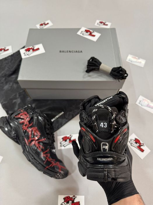 Adidasi Balenciaga Runner Graffiti Negri Noi Calitate Superioara