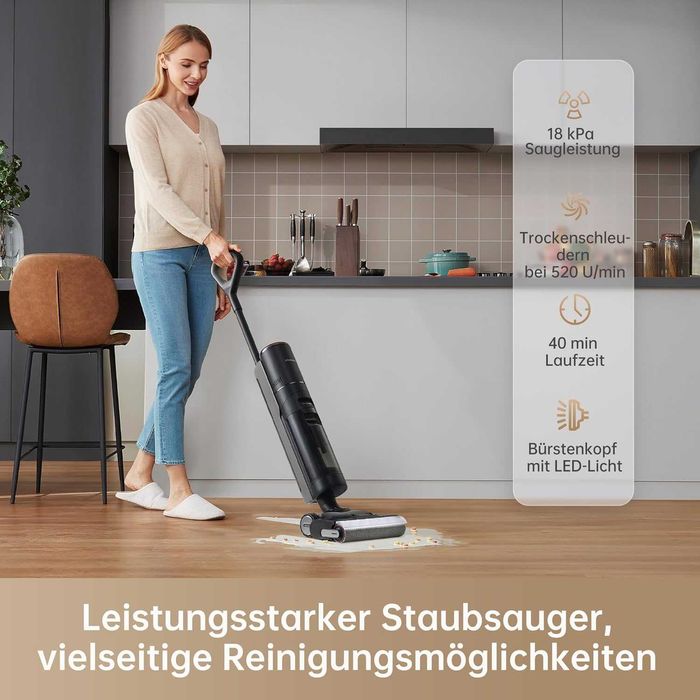 Прахосмукачка DREAME H13 PRO, Мокро и Сухо Почистване