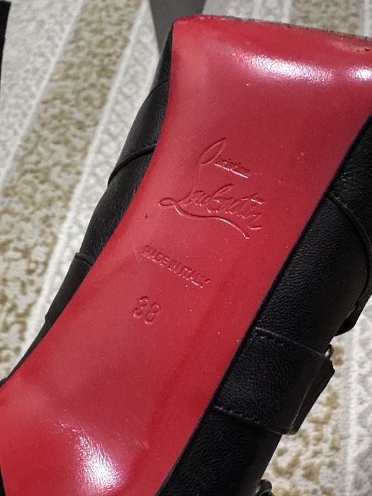 Ботильоны Christian Louboutin на платформе с ремешками (оригинал)