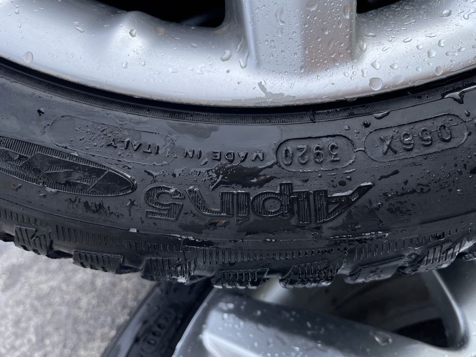 Mercedes джанти 17” C-class Ц-класа със зимни гуми Micheline Alpine 5