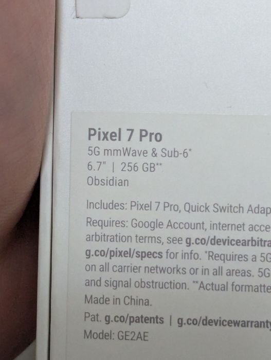 Обмен Google pixel 7 pro