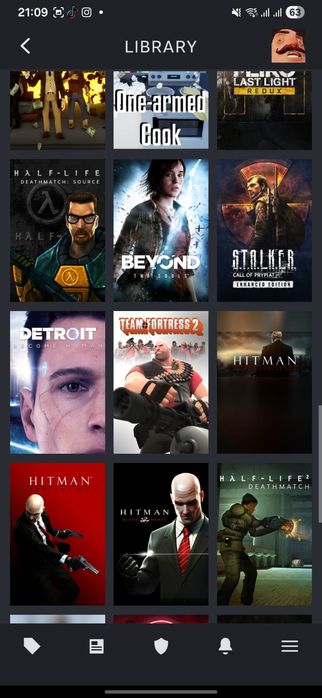 Продаю аккаунт Steam с играми!!!