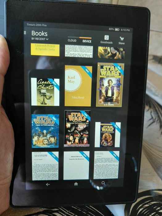 Vind amazon fire generația a 3 a cu peste 2300 de cărți în limba română