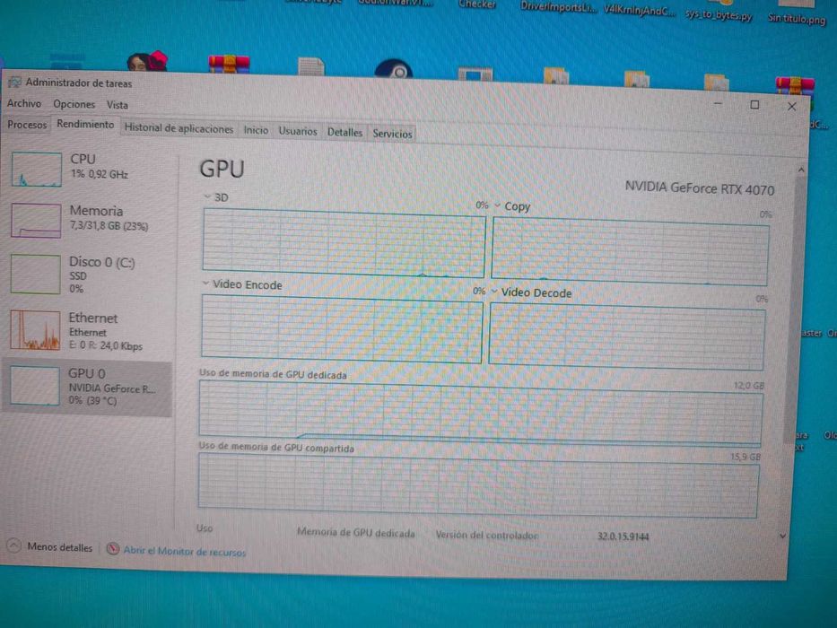 PC Gaming High-End - Intel i5 12400f + RTX 4070 - 32 GB ram - 1tb SSD.