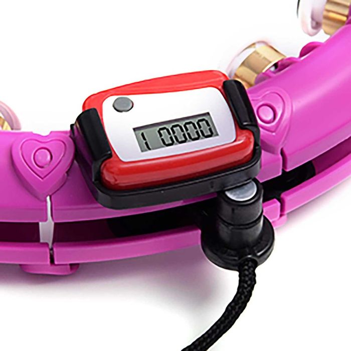 Смарт фитнес обръч HiroShi – 24 сваляеми секции, 360 градуса масаж