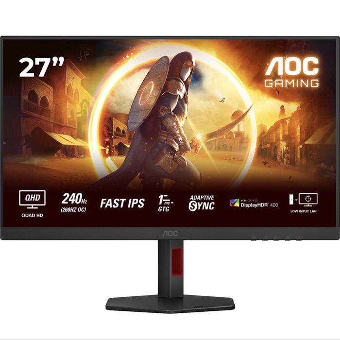Vand Monitor Gaming WLED FAST IPS AOC Q27G4ZR, 27", QHD, 240Hz HDR400 Adaptive Sync