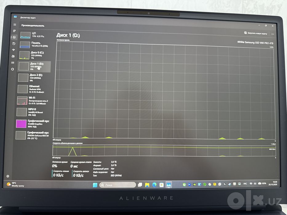 RTX 5090/ Intel ULTRA 9 275 HX/  64 ГБ DDR 5/ 10 тб SSD