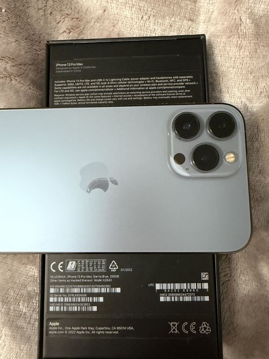 iPhone 13 Pro Max 256GB Sierra Blue A2643