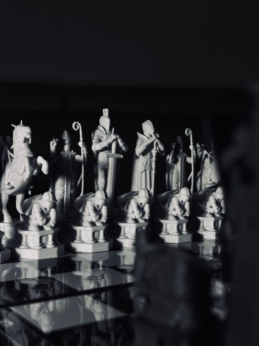 3D принтиран шах за игра