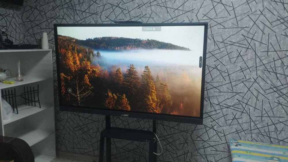 Интерактивный Доска 75 Панел+Роликовый Кронштен+Доставка со Склада