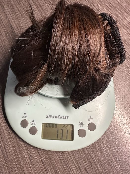 Естествена Кестенява Коса на Треса