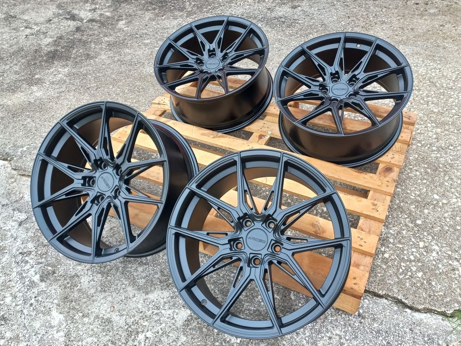 19"Marsille Bmw 5×120 E46 E90 E91 E92 F10 G11 F12 X1 X3 X5 4x4 Black Matt .8.5ж ет33