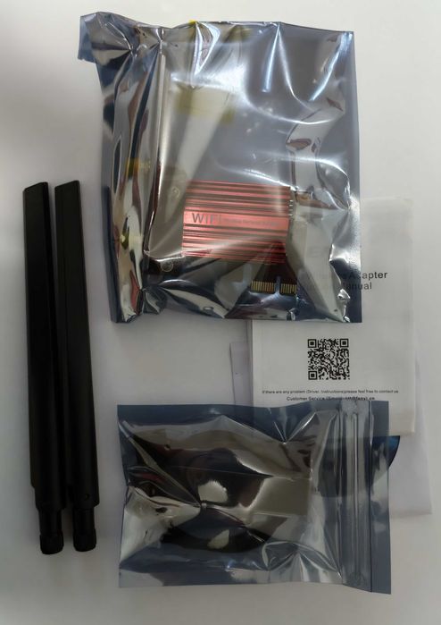 Placa wireless WiFi 5 PCI-E AC1200 2.4G/5GHz 802.11AC + Bluetooth 4.0