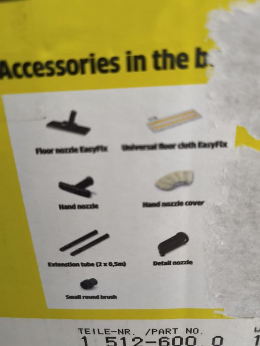 Продам пароочиститель KARCHER