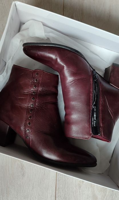 Ботуши естествена кожа, размер 36