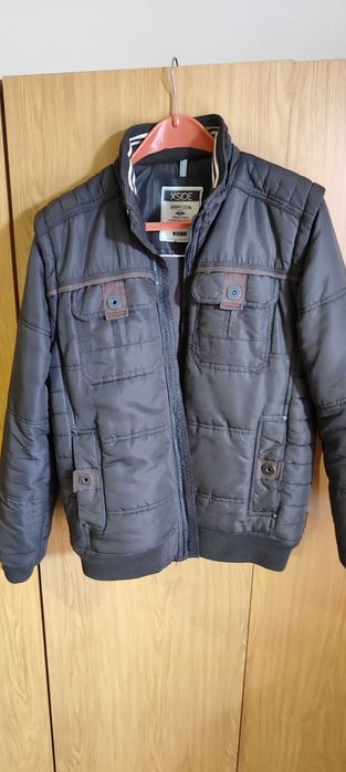 Мъжко зимно яке от плат