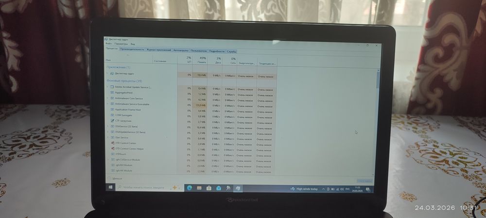 Ноутбук Packard Bell EasyNote (2013) — Полностью обслужен