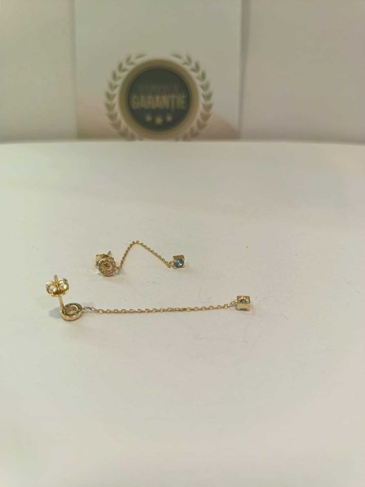 Cercei aur 14K 1.56g (5645/41 Ag11 Piata Nicolina) Garantie 2 ani!