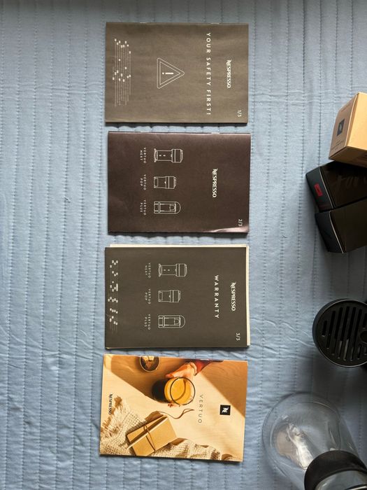 NESPRESSO NEXT - manual, cafea, accesorii