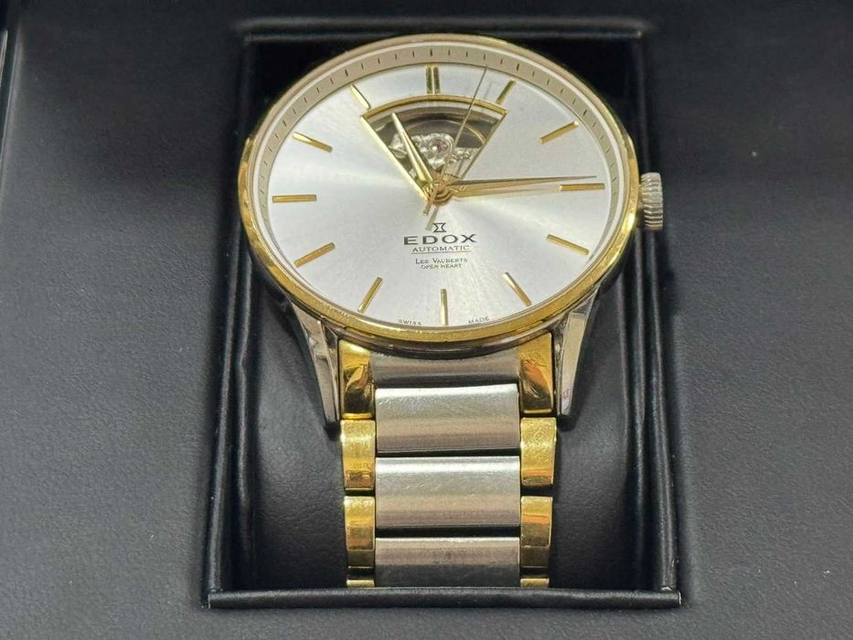 Мъжки Часовник EDOX Les Vauberts Men's Automatic Dress Watch