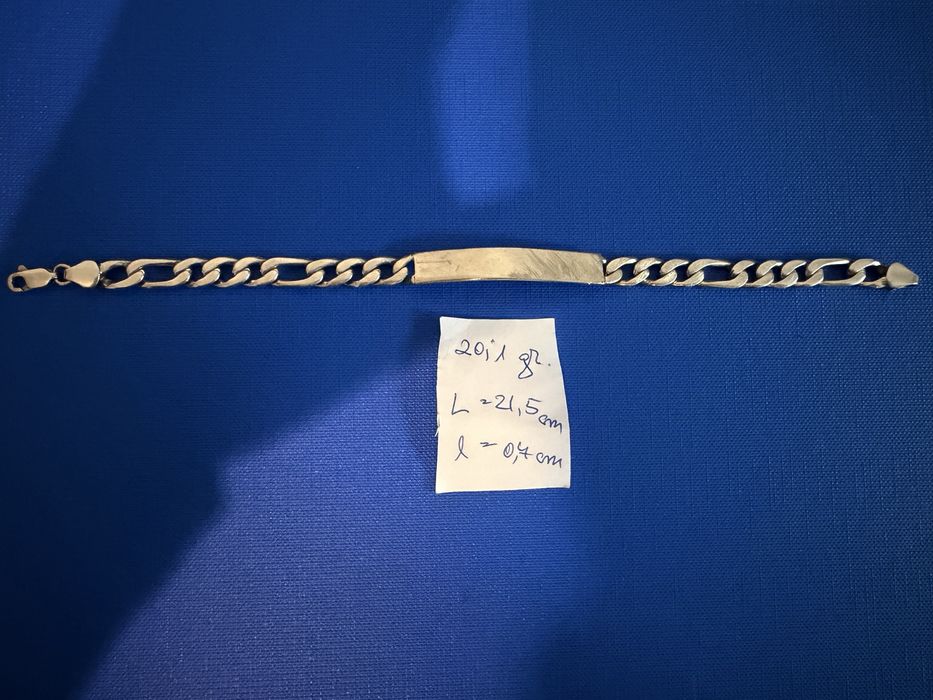 Lant,Bratari Argint Masiv