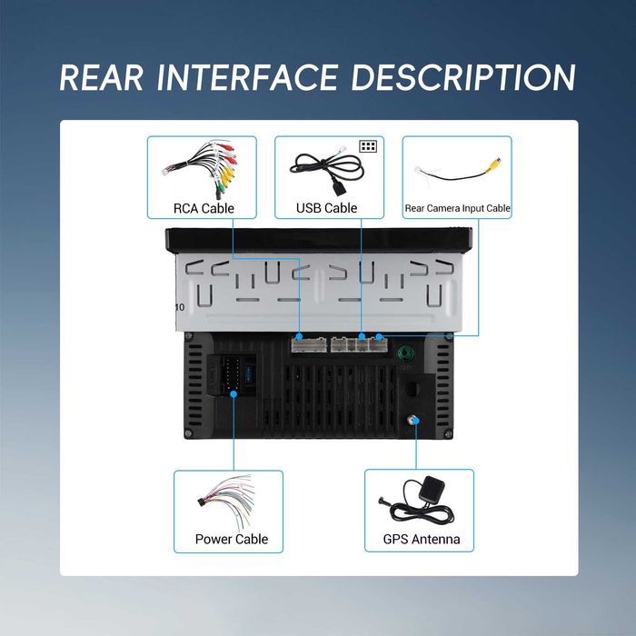 Мултимедия Carplay Android Auto плеър единичен дин навигация автомобил
