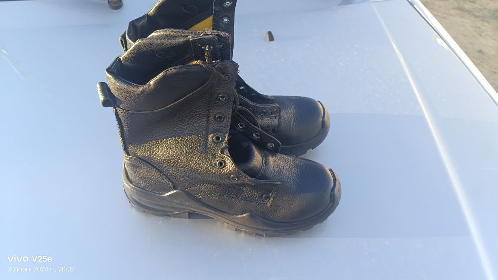 Спец етик Берцы Кожа материал жаксы