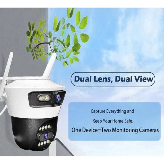 Camera de supraveghere Jortan WIFI 6 MP 2 Lentile