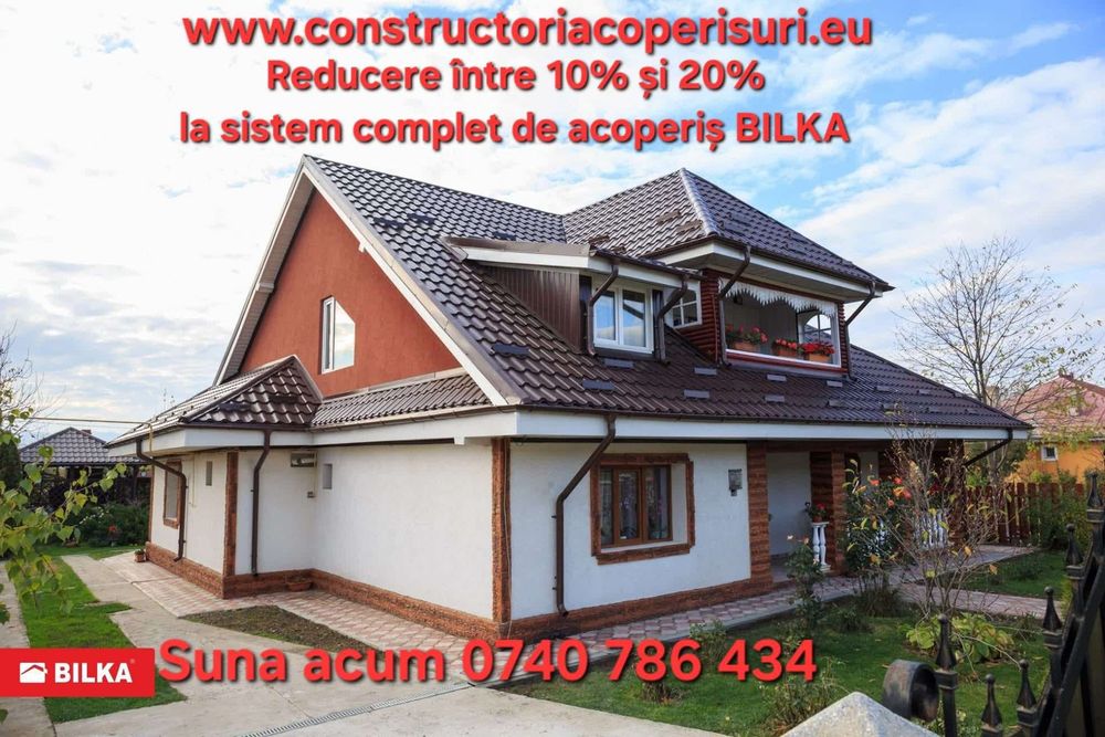 Acoperișuri BILKA Piatra Neamț/Reparații Acoperișuri