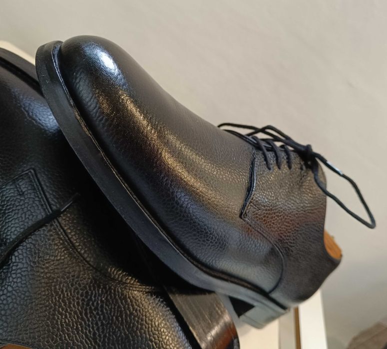 Pantofi derby lucrati manual Kalman Kalman piele naturala superioara